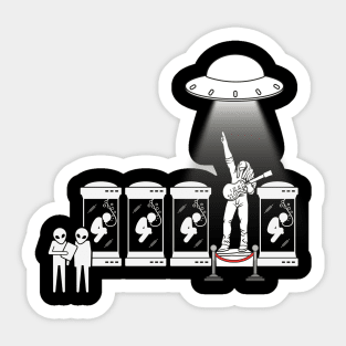 alien museum Sticker